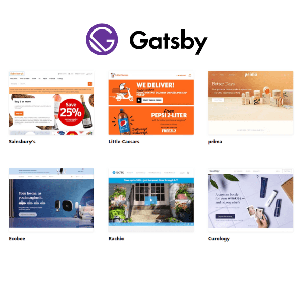 Gatsby.js Web Development. 